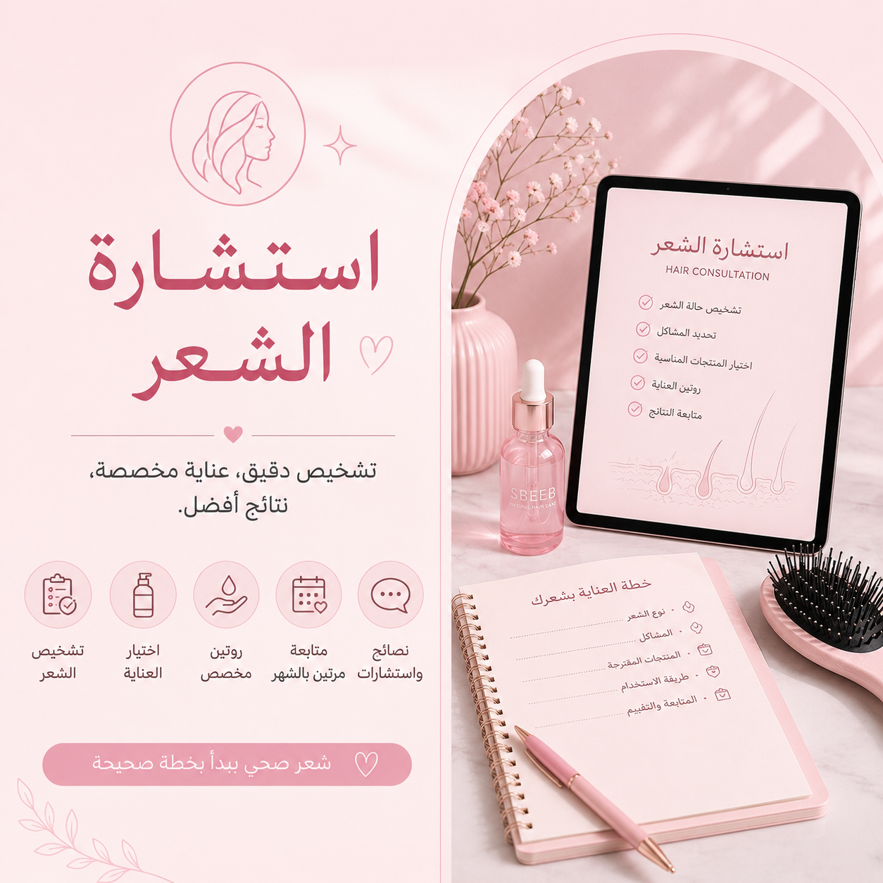 Hair Consultation جلسة استشارة سبيب للشعر