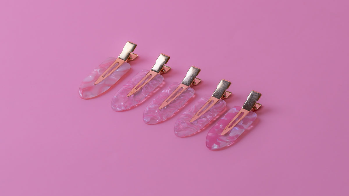 Hair clips كلبسات شعر ٥ حبات